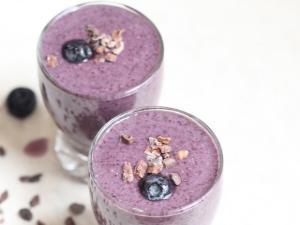 Blueberry & Raw Cacao Smoothie