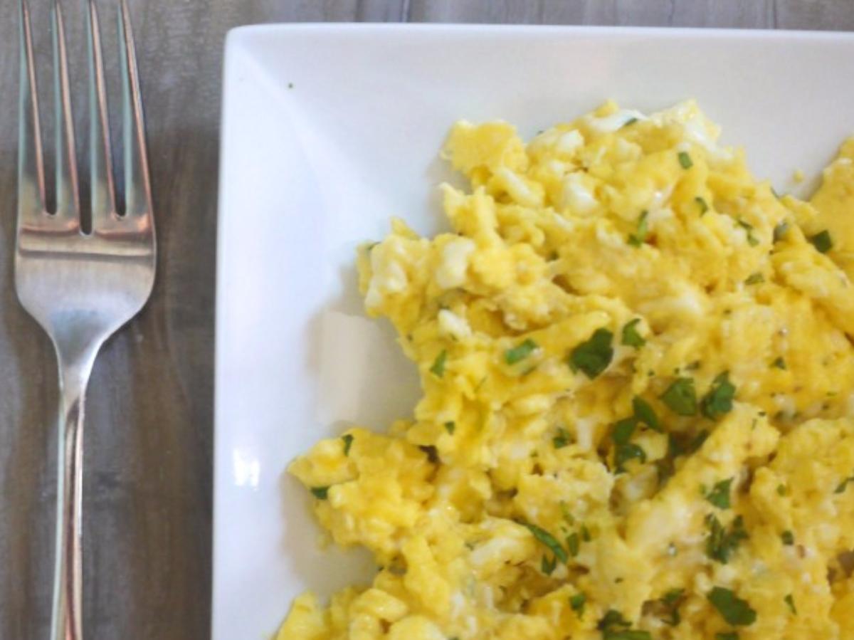 Tarragon and Chive Eggs