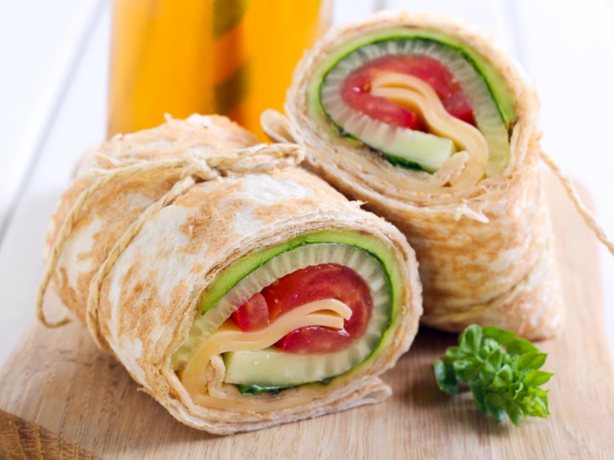 Tomato and Cheese Wrap
